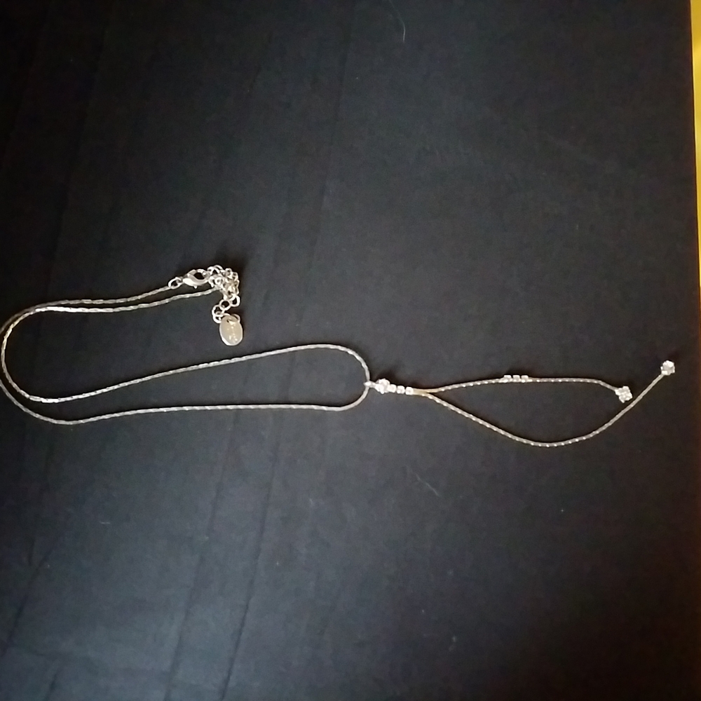 3/$25 CLAIRE'S NECKLACE FLOATING DANGLE WITH RHINESTONE
